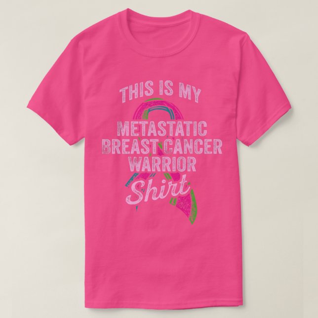 2269 Metastatiskt bröstcancermedvetandehöjare 2269 T Shirt (Design framsida)