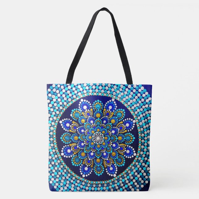 229 - Royal Blue - Tote Bag Tygkasse (Framsida)