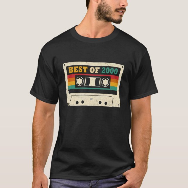 22:a födelsedag bästa av 2000 kassettband 22 år O T Shirt (Framsida)