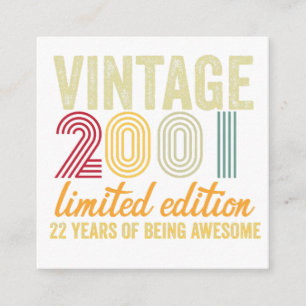 22:a födelsedag tilläggskort