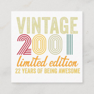 22:a födelsedag tilläggskort