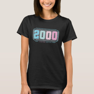 22:a födelsedagen Dam Manar 22 år 2000 Gift 10 T Shirt