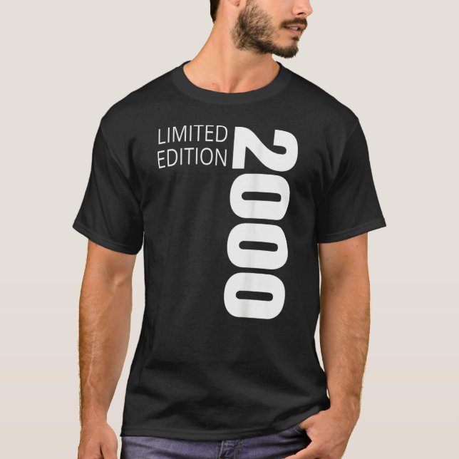 22:a födelsedagen Dam Manar 22 år 2000 T Shirt (Framsida)