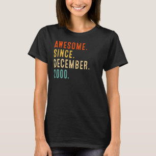 22:a födelsedagen Idea Fantastisk sedan december 2 T Shirt