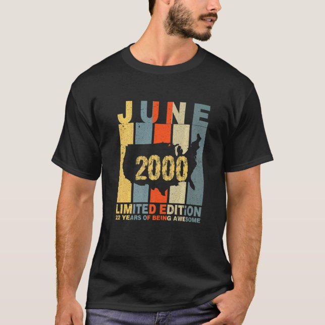 22:a födelsedagen juni 2000 22 års vistelse i Fant T Shirt (Framsida)