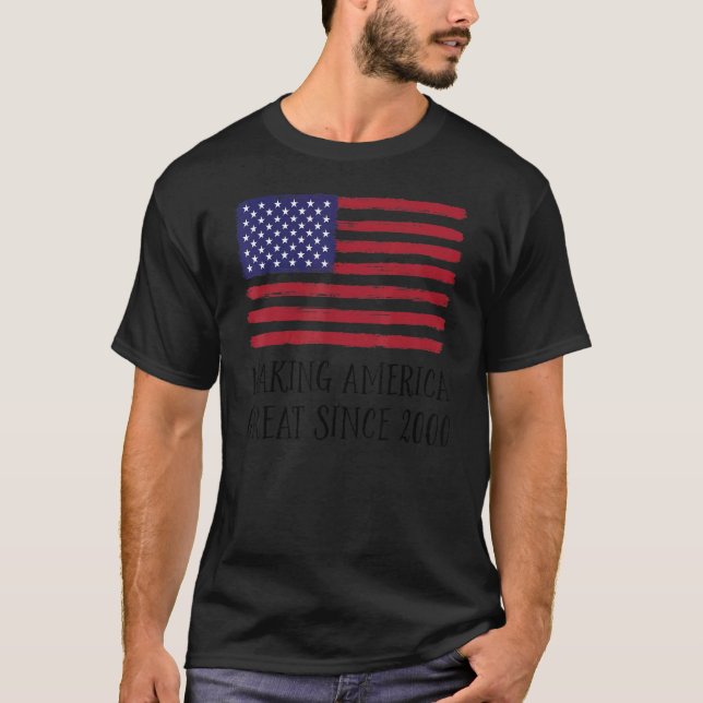 22:a födelsedagen Skapar Amerika Underbart sedan 2 T Shirt (Framsida)