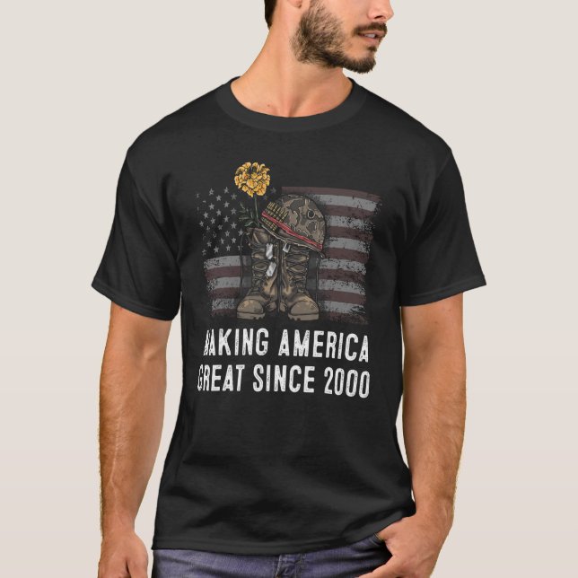 22:a födelsedagen Skapar Amerika Underbart sedan 2 T Shirt (Framsida)