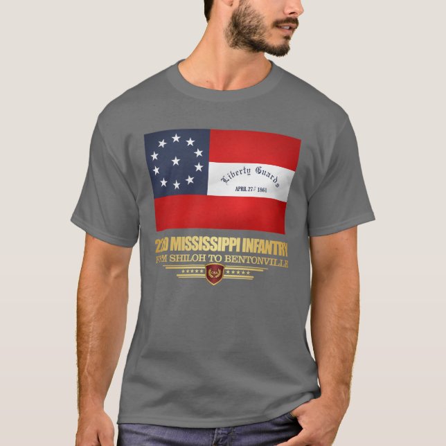 22:a Mississippi Infantry Tee (Framsida)