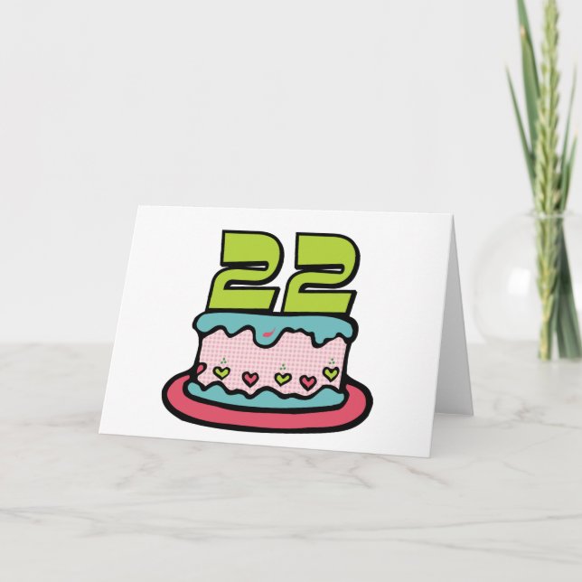 22 Ålderskaka Kort (Framsida)