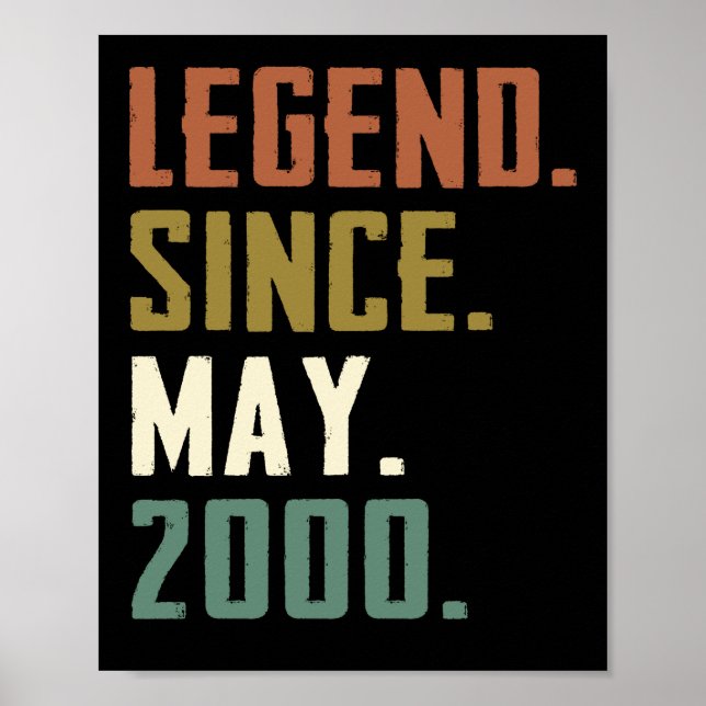 22 år gammal förklaring sedan maj 2000 22:a födels poster (Framsidan)