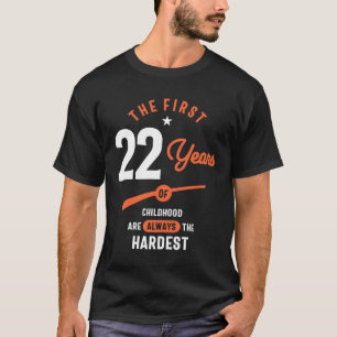 22 år gammal gåva 22:a födelsedag Gift-idéer T Shirt