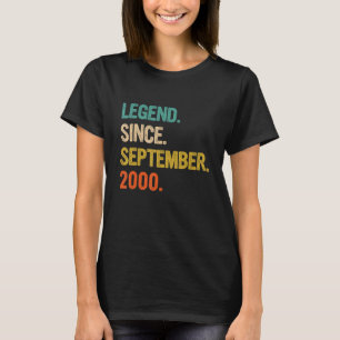 22 års ålder sedan september t shirt