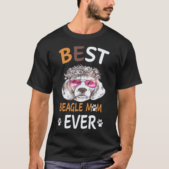22 Bästa Beagle Mamma Någonsin Beagle T Shirt (Framsida)