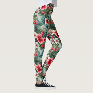 #22-Blommönster Leggings