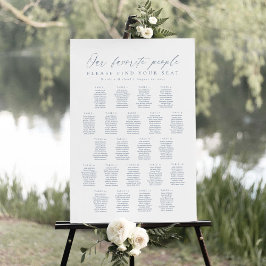 22 Bord Vår Favoritpersoners Placeringsplan Poster