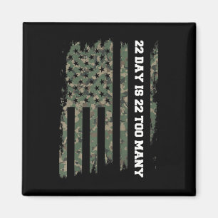 22 dagstidning Veteran Lives Matter Army Suicide A Magnet