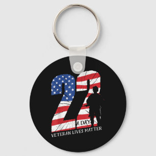 22 dagstidningen Veteran bor i Shirt Veteran Ptsd Nyckelring