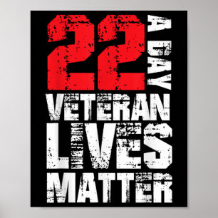 22 dagstidningen Veteran lever självmord Veteraner Poster