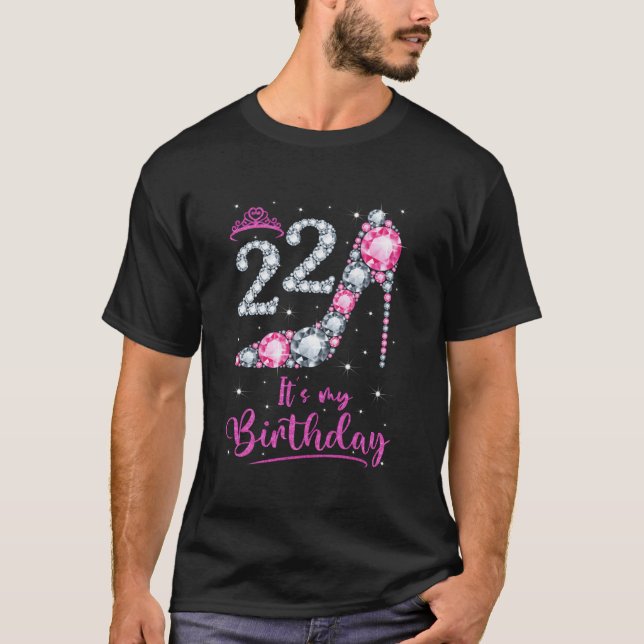 22. Det är min K High Heel T Shirt (Framsida)