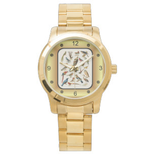 22 Exotiska fågelarter ~ L. Prang & Co ~ Armbandsur