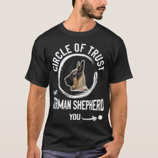22 Förtroendets Cirkel Min Tysk Shepherd T Shirt