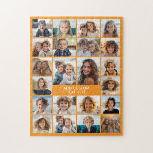 22 Fotokollage - Modern minimalism med text Pussel