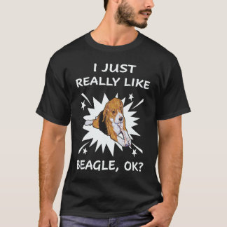 22 Jag gillar verkligen Beagle T Shirt