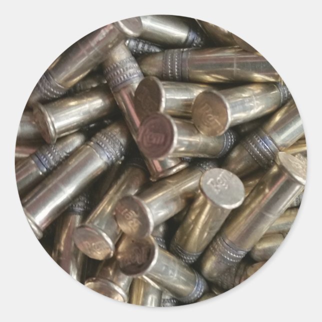 22 Kaliberpunkter Runt Klistermärke (Framsida)