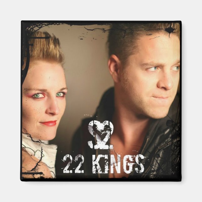 22 Kung Ansikte Magnet (Framsidan)