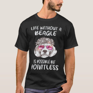 22 Livet Utan En Beagle T Shirt