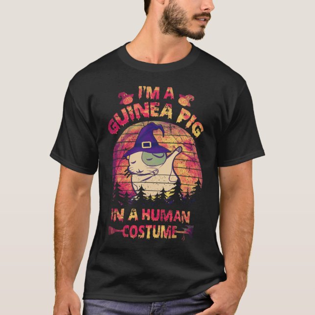 22 Marsvin Halloween Kostym För Människa T Shirt (Framsida)