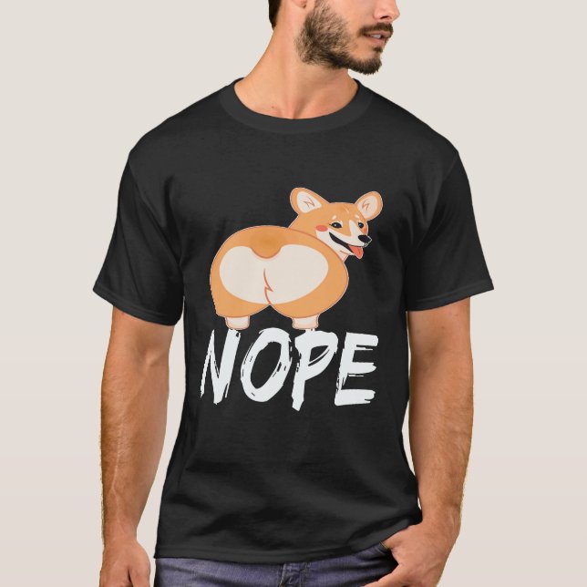 22 Nej - Corgi T Shirt (Framsida)