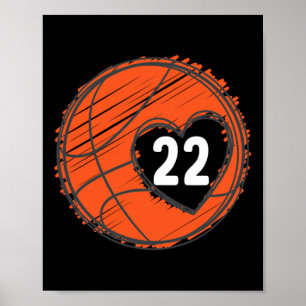 #22 Nummer 22 - Bysketbyll Grafik - Byll Bby Poster