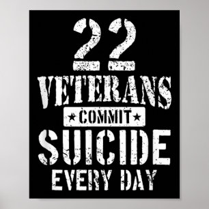 22 stressade veteraner begår självmord varje dag  poster
