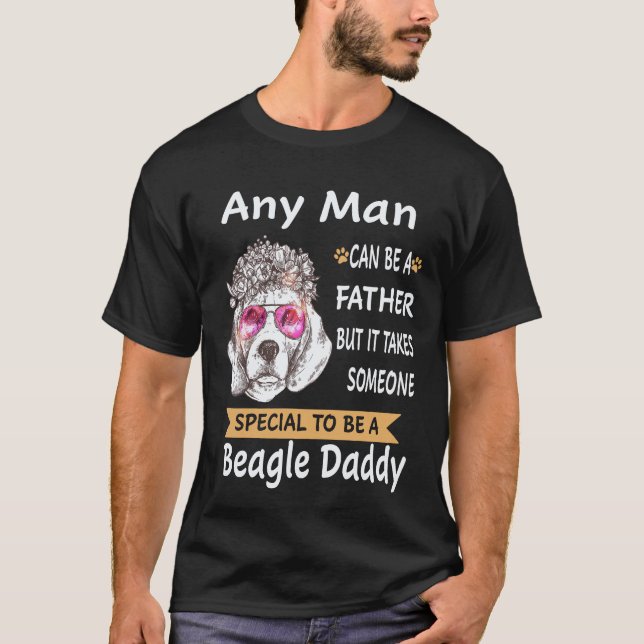 22 Varje Man - Beagle Pappa Beagle T Shirt (Framsida)