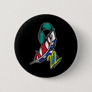 22 Veteran PTSD Suicide Awareness US Feather Patri Knapp