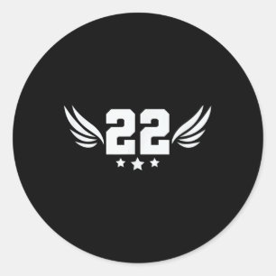 22 Veteran Suicide Awareness Angel Vinge Patriotis Runt Klistermärke