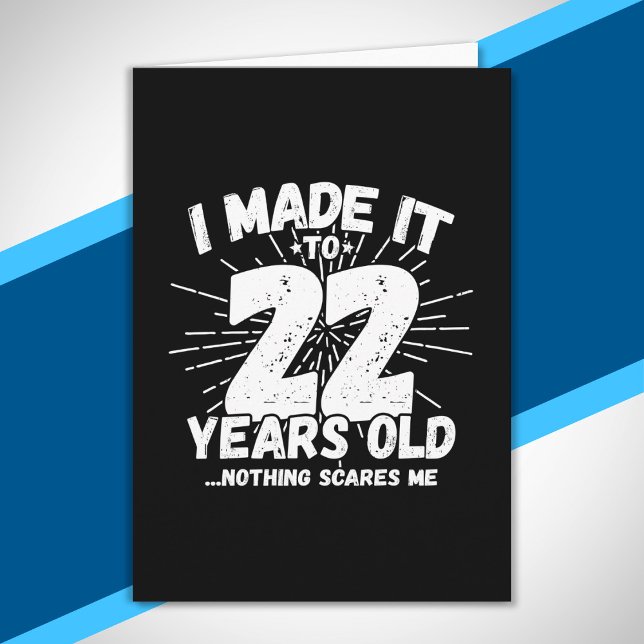 22 Year Old Birthday - Birthday Meme - Funny 22nd Kort (Skapare uppladdad)