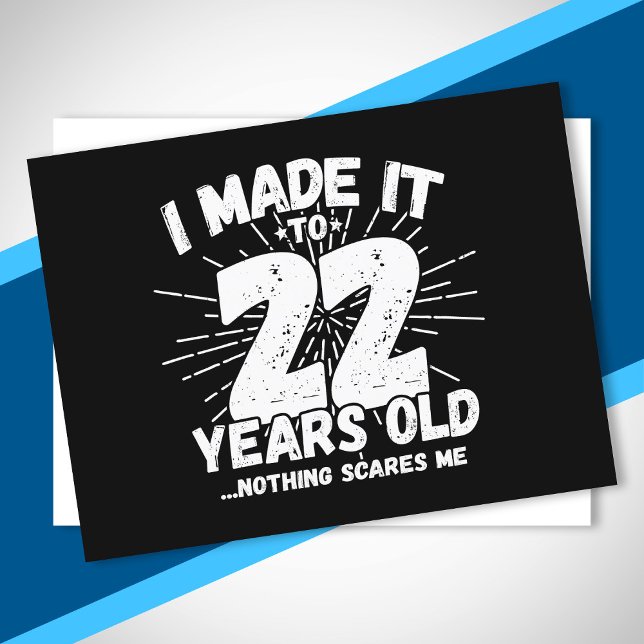 22 Year Old Birthday - Birthday Meme - Funny 22nd Vykort (Skapare uppladdad)