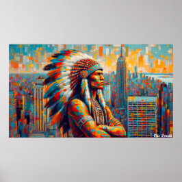 22C NATIVA ARV MÅNAD-ARRIORER POSTER