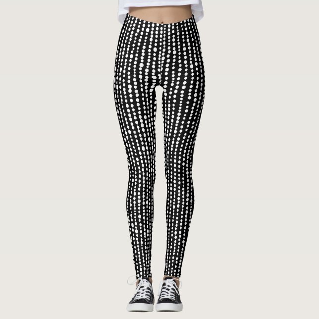 230216 - Svartvit Leggings (Framsida)