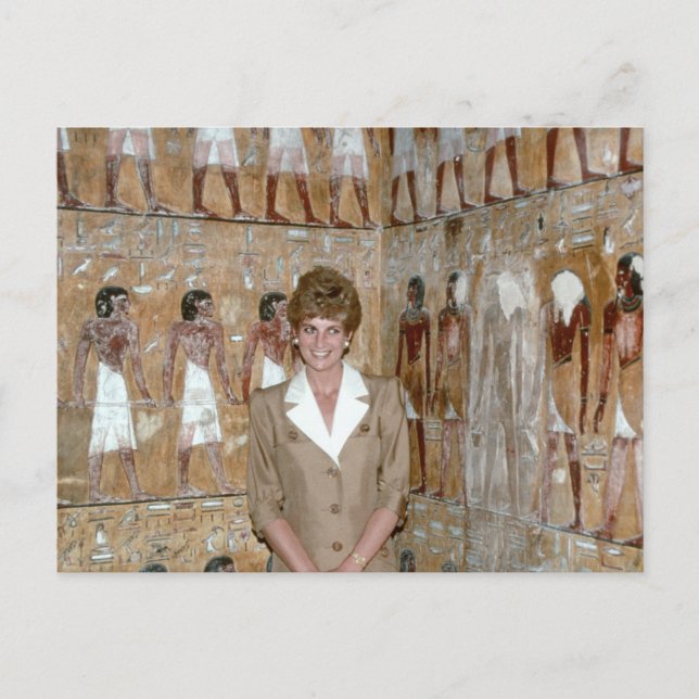 230 Princess Diana Egypten 1992 Vykort (Framsida)