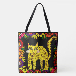 231 - Basi the cat - Tote Bag Tygkasse