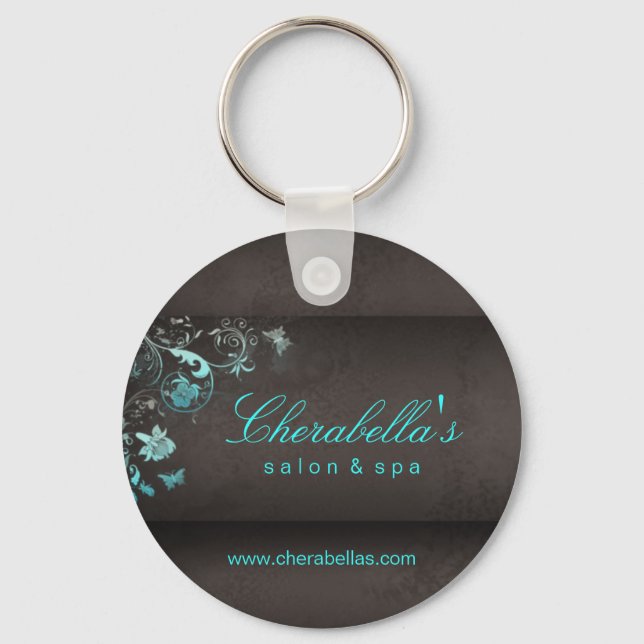 232 Salon Spa Butterfly Nyckelring Gift (Framsida)