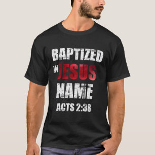 238-bitarsfientliga enbart Jesus Namn T Shirt