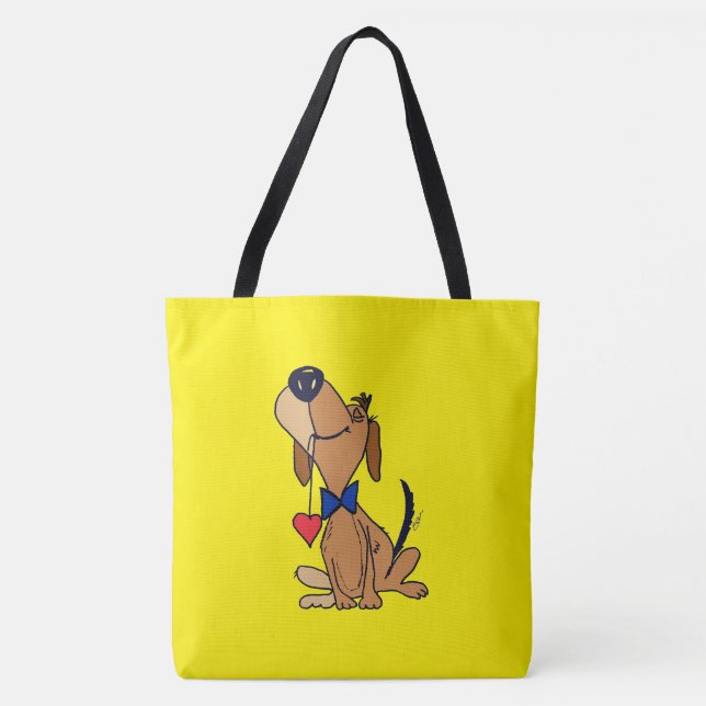 238 - Don Juan Hund- Tote Bag Tygkasse (Framsida)