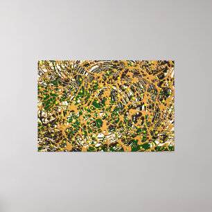 23_008, Plattered Paint Art Canvastryck