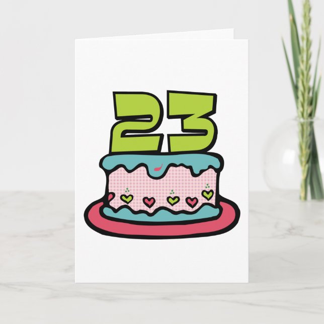 23 Ålderskaka Kort (Framsida)