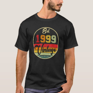 23-årig Vintage 1999 23:e B-dagen T Shirt