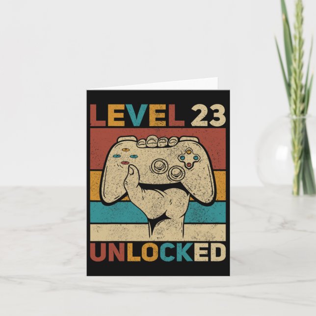 23-års olåst 23-årig Manar-dagskurs 23:e Kort (Framsida)